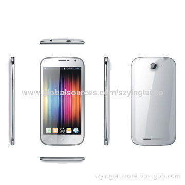 5.0-inch Quad-core Smartphones, Android 4.2.1 OS, With CE and RoHS Marks, Supports A-GPS
